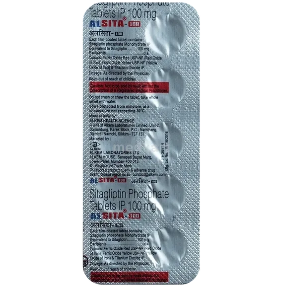 alsita 100mg tablet 10's
